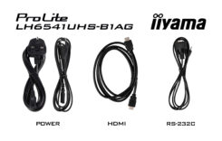 iiyama LH6541UHS-B1AG beeldkrant 163,8 cm (64.5") LCD 500 cd/m² 4K Ultra HD Zwart 24/7 - Afbeelding 15