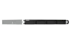 QNAP TS-464U NAS Rack (1U) Intel® Celeron® N5095 8 GB DDR4 0 TB QNAP Turbo System Aluminium, Zwart - Afbeelding 4