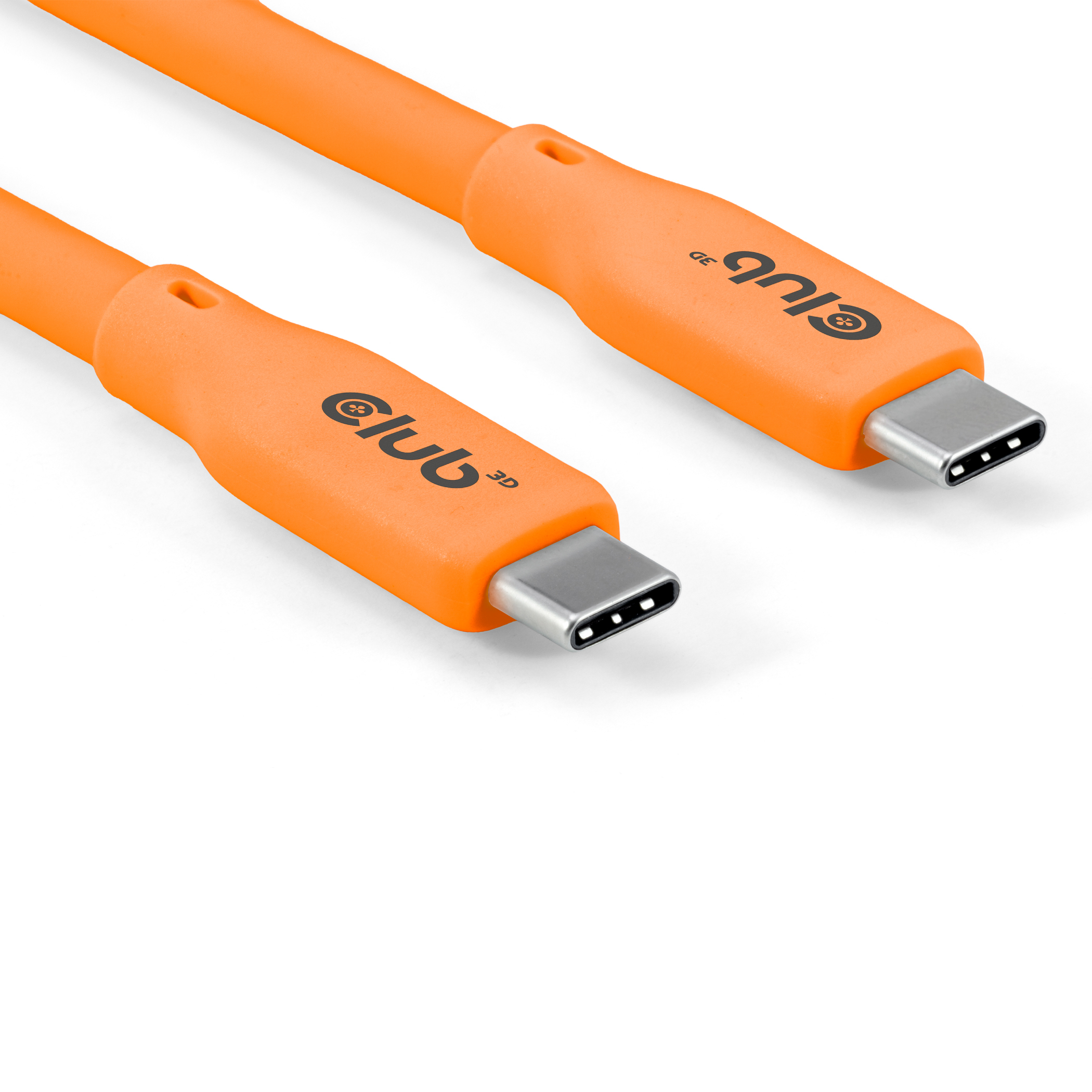 CLUB3D USB C oplaadkabel Oranje - Afbeelding 7