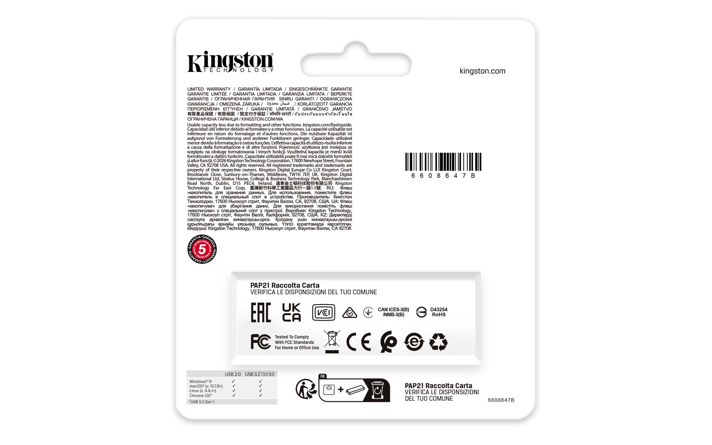 Kingston Technology DataTraveler 64GB Portable USB 3.2 Gen 1 Exodia Black - Afbeelding 7