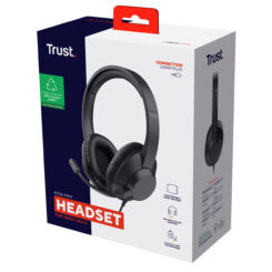 Trust Ayda Max Headset - Over-ear headset – Opklapbare microfoon – 3,5 mm aansluiting – Zwart - Afbeelding 8