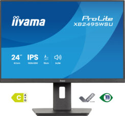 iiyama ProLite XB2495WSU-B1 computer monitor 61,2 cm (24.1") 1920 x 1200 Pixels WUXGA LCD Zwart - Afbeelding 3