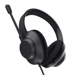 Trust Ayda Max USB-C Headset - USB headset voor kantoor en calls – USB-C en USB-A aansluiting – Opklapbare microfoon – Zwart - Afbeelding 4
