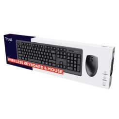 Trust Primo Draadloos toetsenbord+muis set – RF draadloze verbinding – QWERTY – Zwart - Afbeelding 6