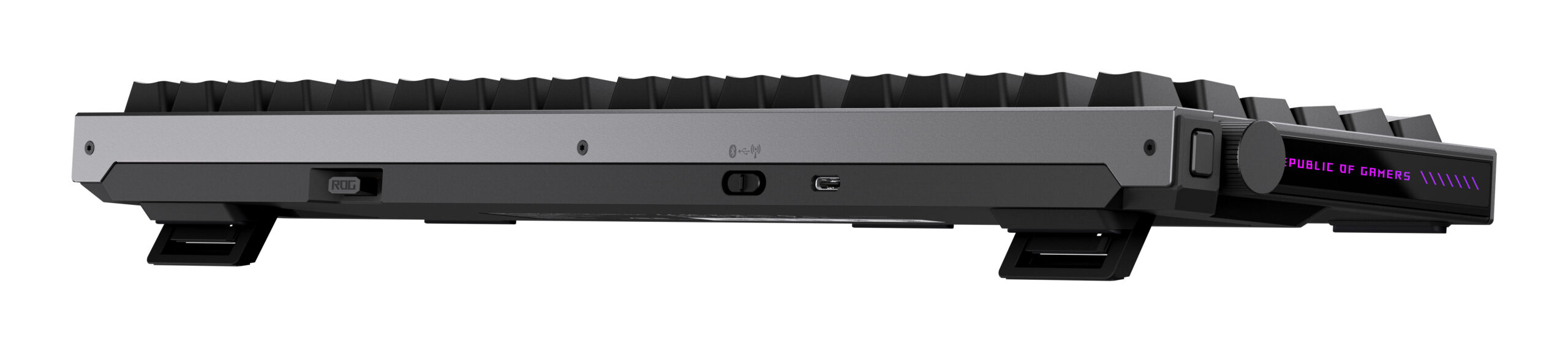 ASUS ROG Strix Morph 96 Wireless toetsenbord Gamen USB + RF Wireless + Bluetooth QWERTZ Duits Zwart - Afbeelding 9