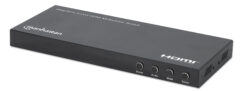 Manhattan HDMI 4K multiviewer/switch met 4 poorten, 4 ingangen naar 1 scherm, 4K@30 Hz, PiP en dual/quad-weergave, knop of afstandsbediening, audio 3,5 mm en Toslink, zwart, 3 jaar garantie - Afbeelding 2
