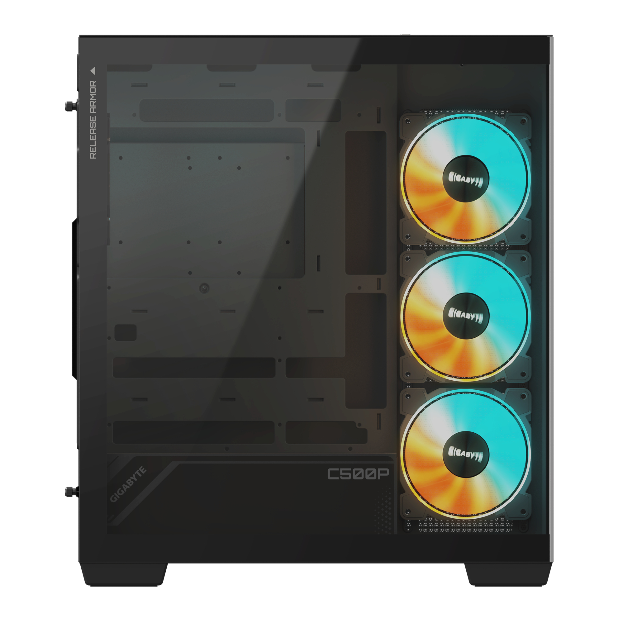 GIGABYTE C500 PANORAMIC STEALTH Midi Tower Zwart - Afbeelding 5