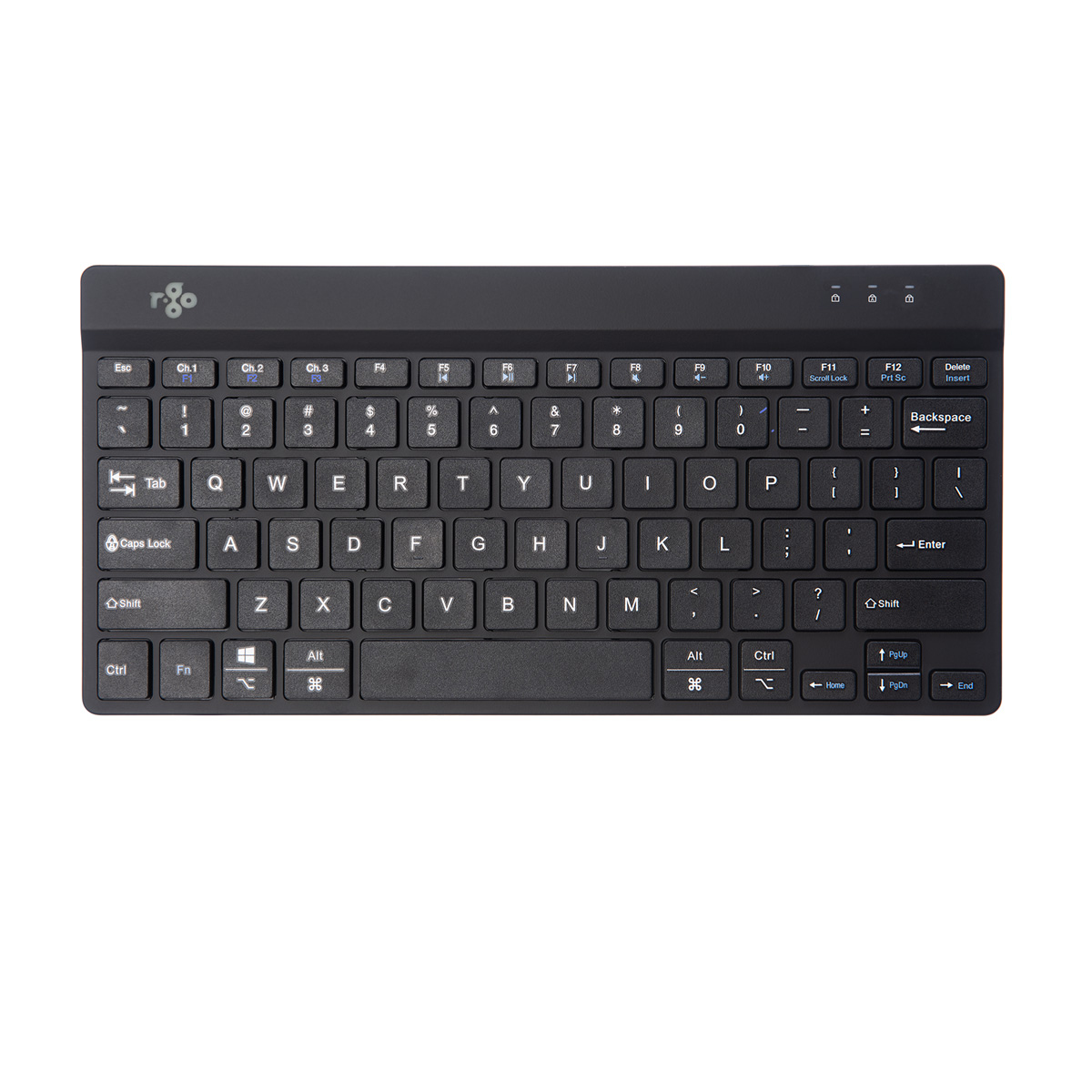 R-Go Tools Ergonomisch toetsenbord R-Go Compact Break, compact toetsenbord met pauzesoftware, QWERTY (US), Bluetooth, zwart - Afbeelding 4