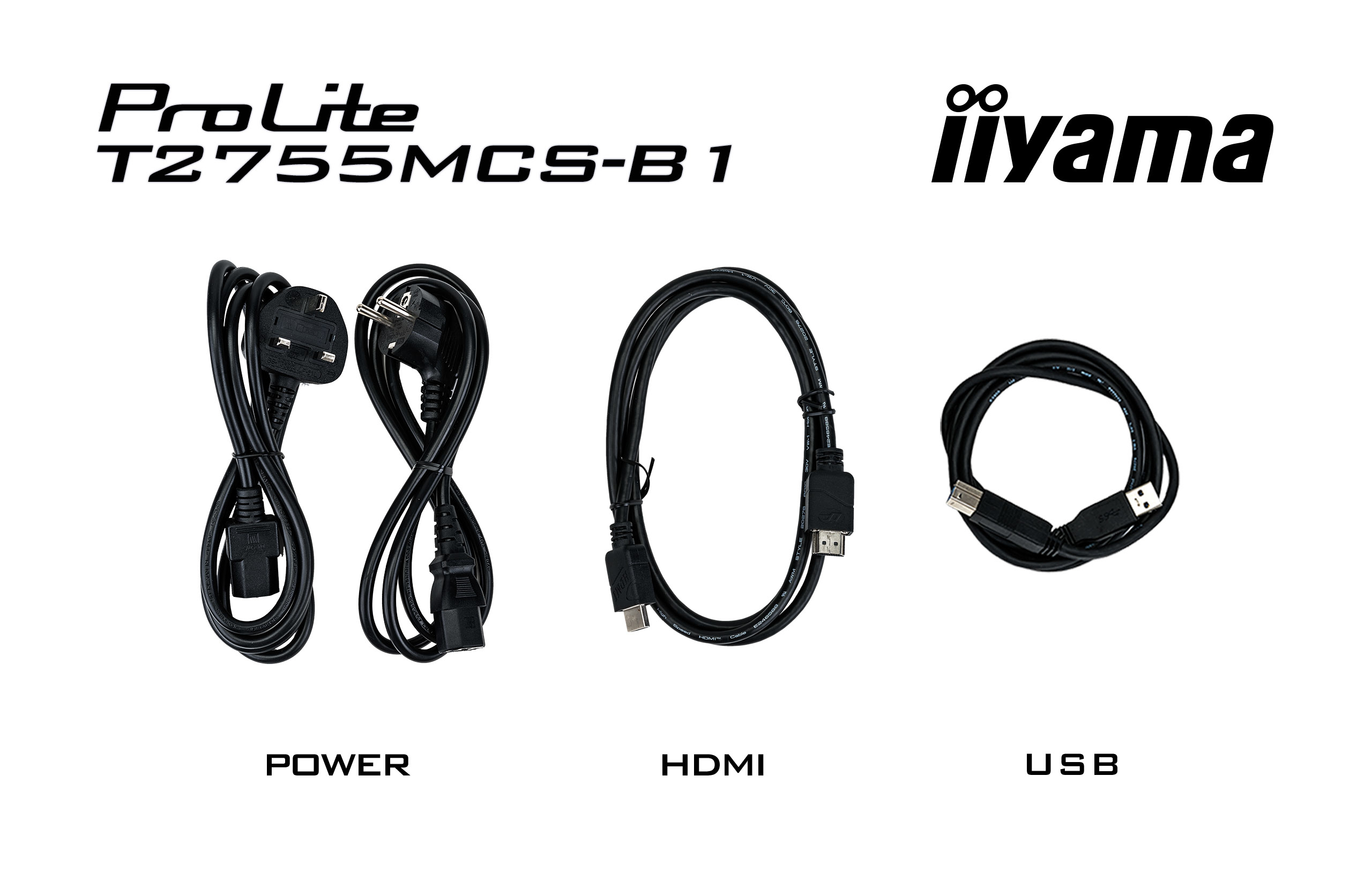 iiyama ProLite T2755MSC-B1 computer monitor 68,6 cm (27") 1920 x 1080 Pixels Full HD LED Touchscreen Tafelblad Zwart - Afbeelding 11