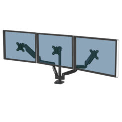 Fellowes Platinum Series driedubbele monitorarm - Zwart