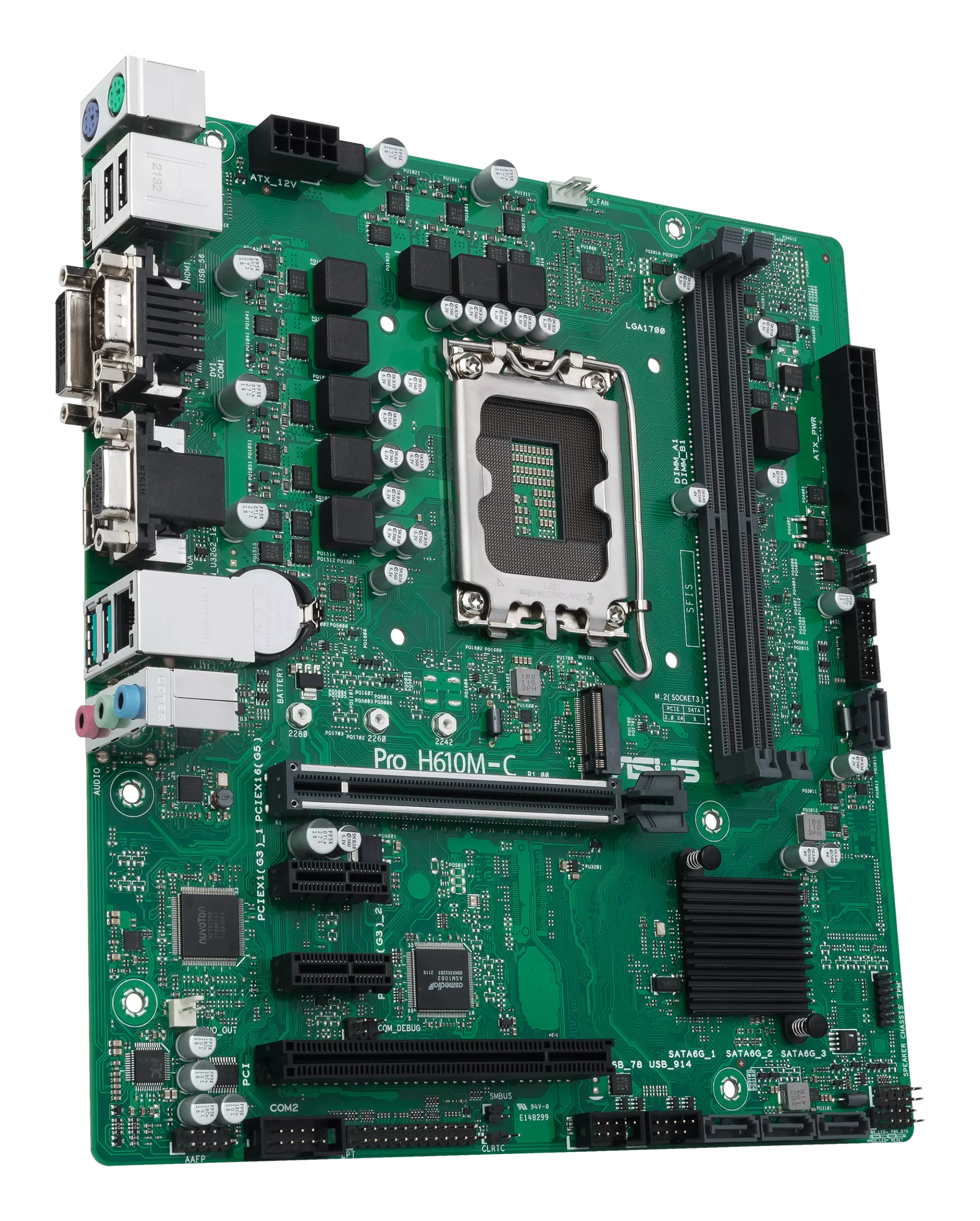 ASUS Pro H610M-C-CSM Intel H610 LGA 1700 micro ATX - Afbeelding 5