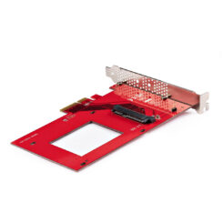 StarTech.com U.3 naar PCIe Adapter Kaart, PCIe 4.0 x4 Adapter voor 2.5" U.3 NVMe SSDs, SFF-TA-1001 PCI Express Uitbreidingskaart voor Desktops/Servers, TAA Compliant, OS Onafhankelijk - Afbeelding 3