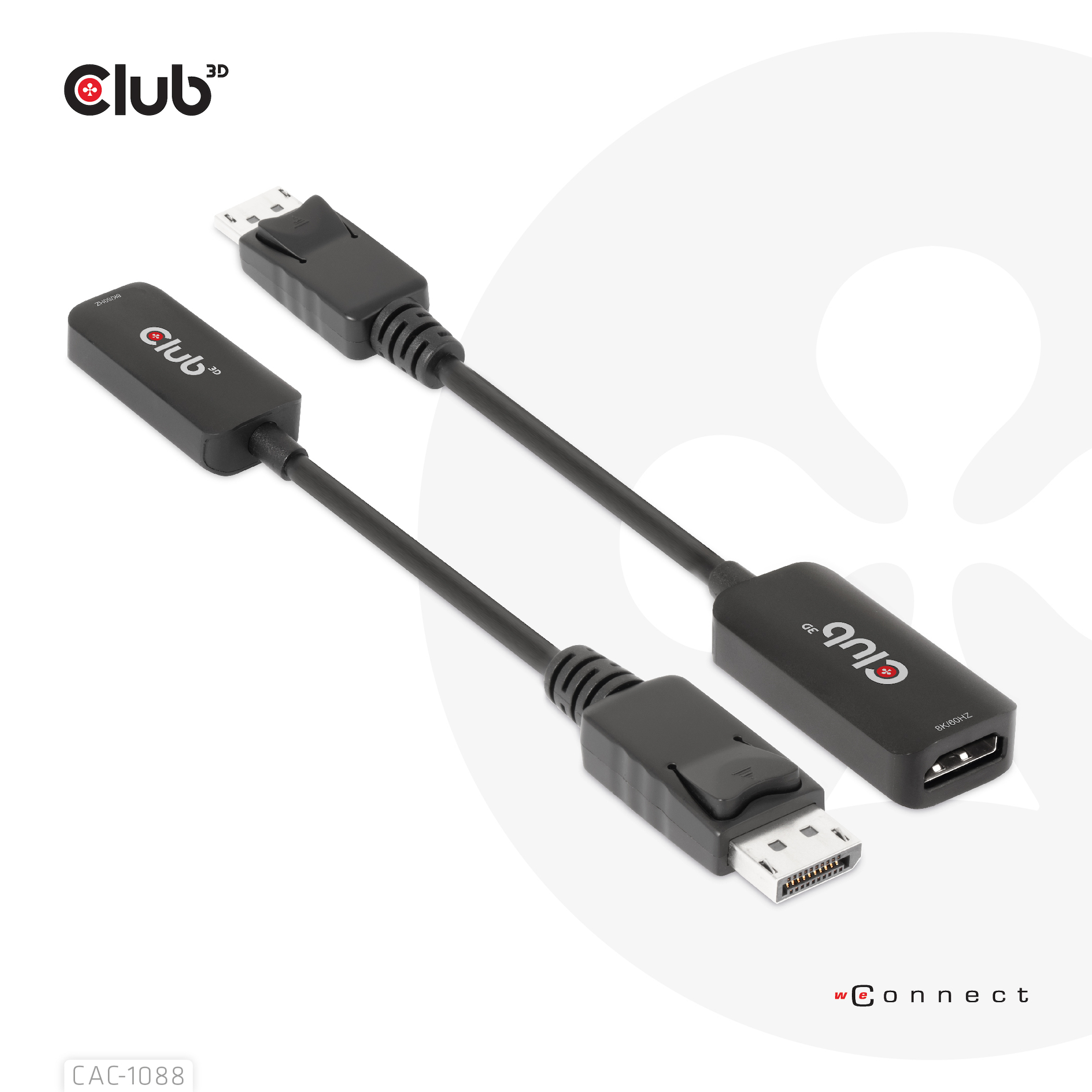 CLUB3D DisplayPort1.4 to HDMI 4K120Hz/8K60Hz HDR Active adapter M/F - Afbeelding 9