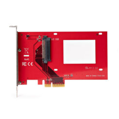 StarTech.com U.3 naar PCIe Adapter Kaart, PCIe 4.0 x4 Adapter voor 2.5" U.3 NVMe SSDs, SFF-TA-1001 PCI Express Uitbreidingskaart voor Desktops/Servers, TAA Compliant, OS Onafhankelijk - Afbeelding 6