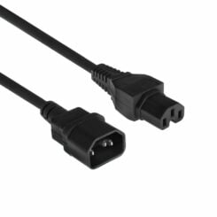 ACT Netsnoer C14 - C15 zwart 3 m