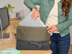 Trust Lisboa - Laptophoes - Sleeve - 16 inch - Gerecycled materiaal - Groen - Afbeelding 7