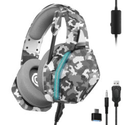 Oniverse Nebula Headset Bedraad Hoofdband Gamen USB Type-A Camouflage - Afbeelding 4