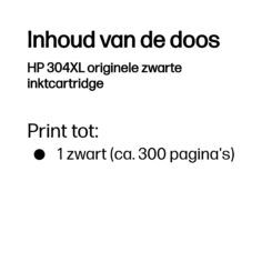 HP 304XL originele zwarte inktcartridge - Afbeelding 4