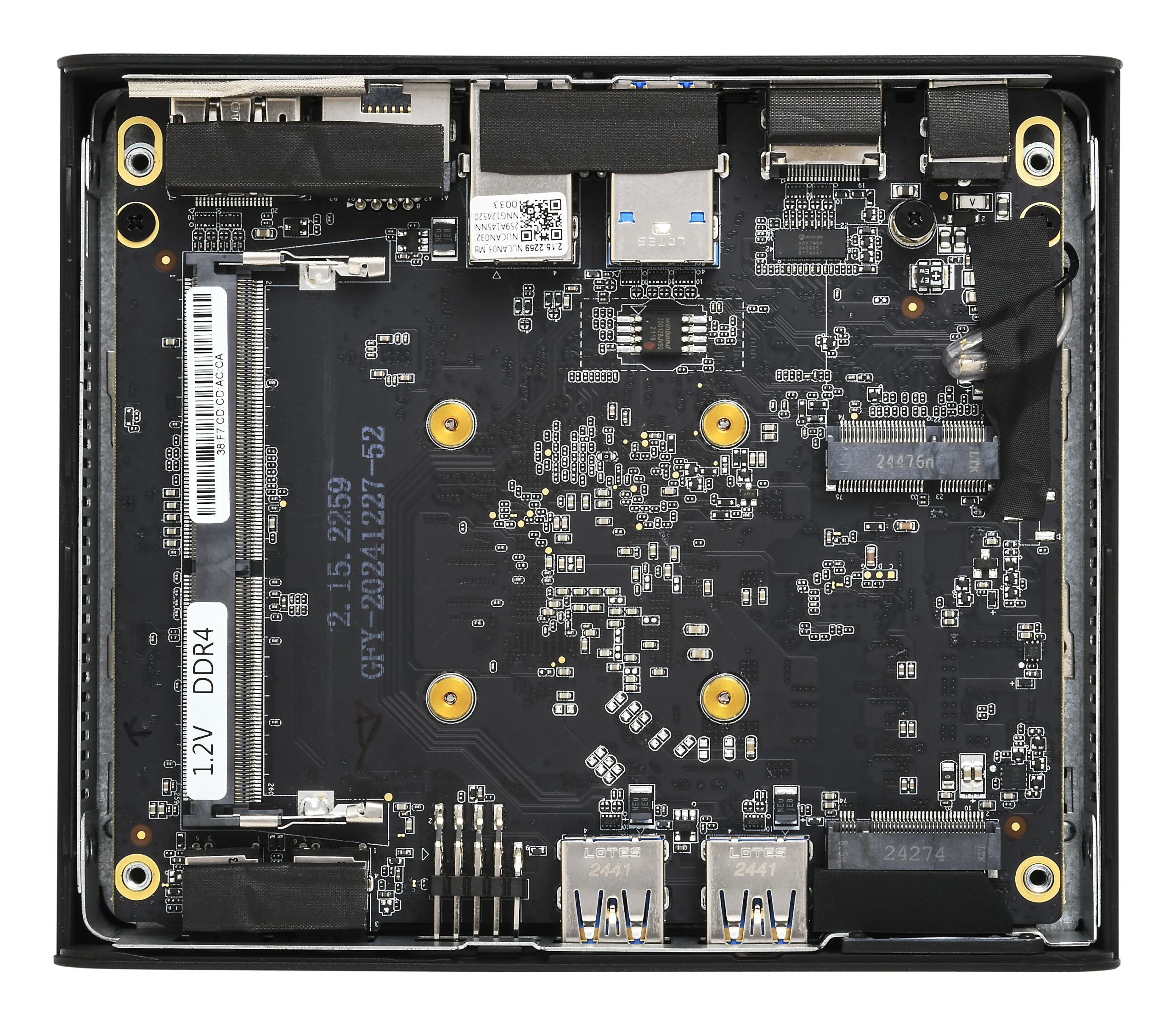 Shuttle Nano PC NE10N, Intel N 100, 1x HDMI, 1x DP, 6x USB, 1x LAN, ventilatorloos, 24/7 permanent gebruik, incl. VESA - Afbeelding 7