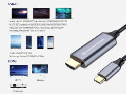 Conceptronic ABBY10G video kabel adapter 2 m USB Type-C HDMI Grijs - Afbeelding 12