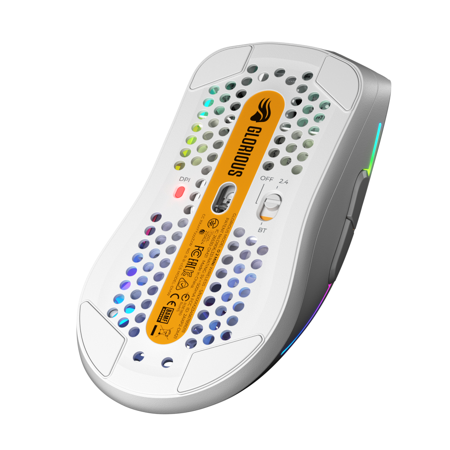 Glorious Gaming Model O 2 Mini Wireless muis Gamen Rechtshandig RF-draadloos + Bluetooth Optisch 26000 DPI - Afbeelding 9