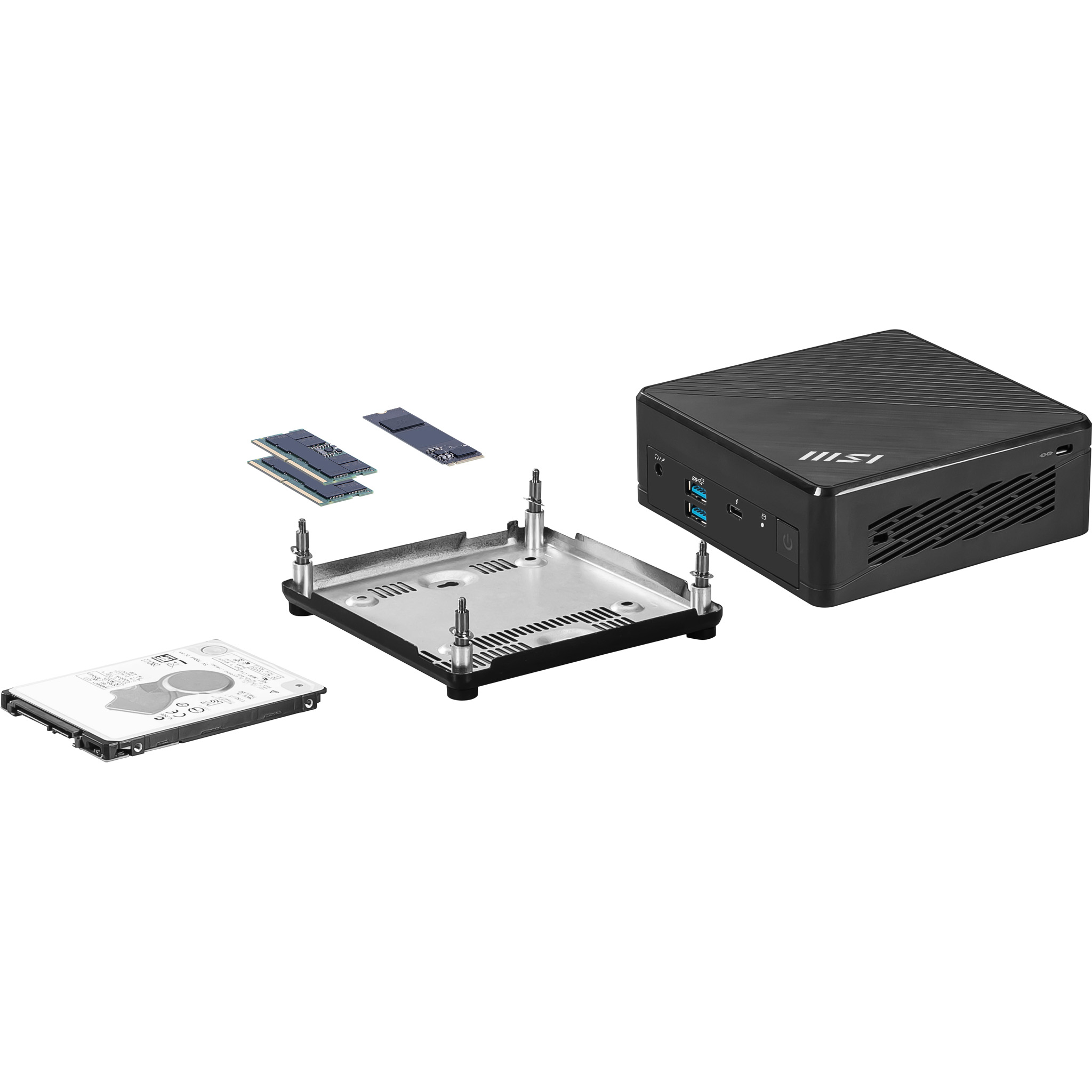 MSI Cubi 5 1M-437BEU 0,6L maat pc Zwart 150U Intel SoC - Afbeelding 12