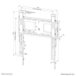 Neomounts WL30-750BL14 Heavy duty muurbeugel 42-75" - vlak - vergrendelbaar - snelle installatie - TÜV - Afbeelding 21