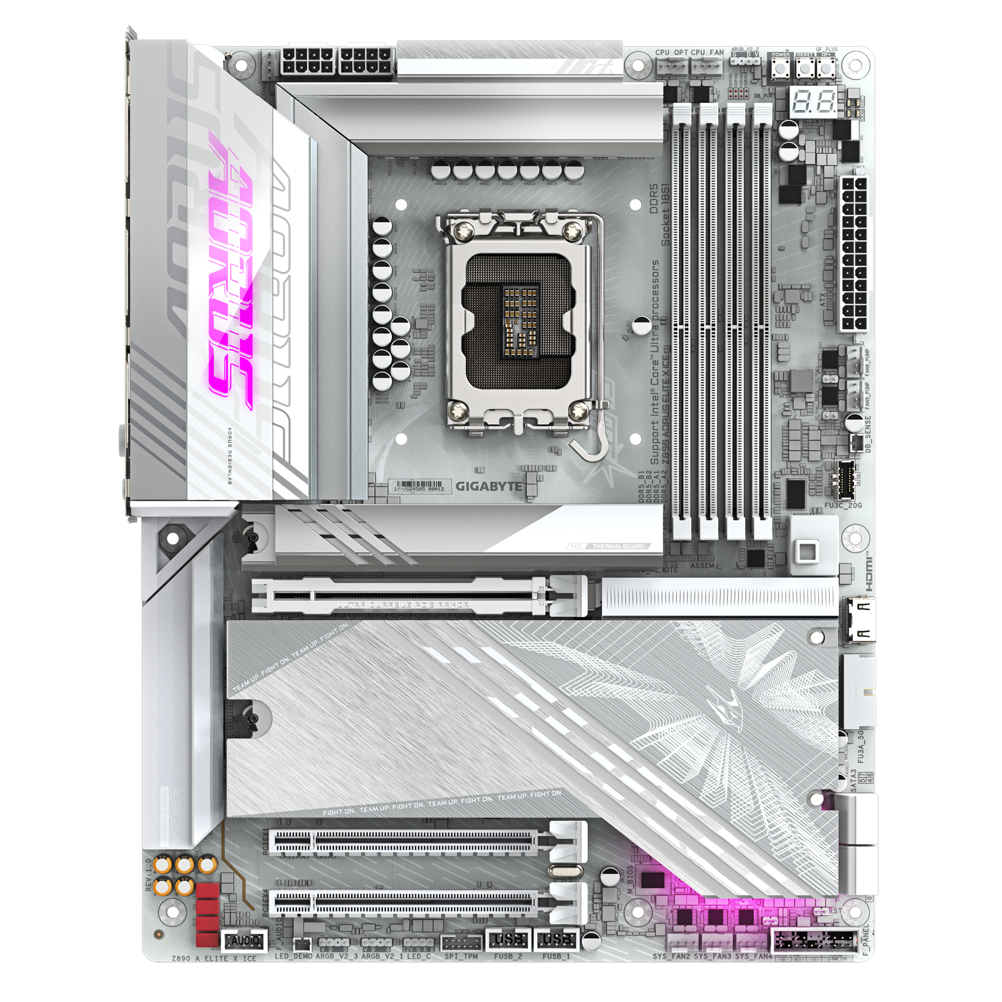 GIGABYTE Z890 AORUS ELITE X ICE Intel Z890 LGA 1851 (Socket V1) ATX - Afbeelding 3