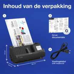 Epson ES-C380W compacte A4-documentscanner met Wi-Fi-connectiviteit en U-traject - Afbeelding 6