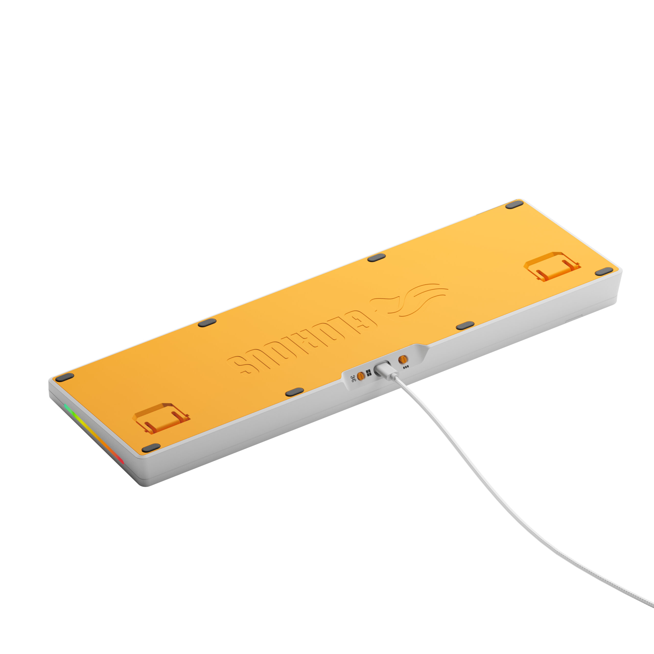 Glorious Gaming GMMK 3 HE 100% Prebuilt toetsenbord Gamen USB AZERTY Frans Wit - Afbeelding 5