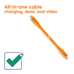 CLUB3D USB C oplaadkabel Oranje - Afbeelding 4