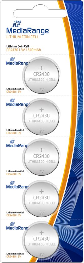 MediaRange MRBAT137 huishoudelijke batterij Wegwerpbatterij CR2430 Lithium