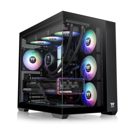 Behuizing Thermaltake View 380 TG Midi Tower ARGB zwart retail