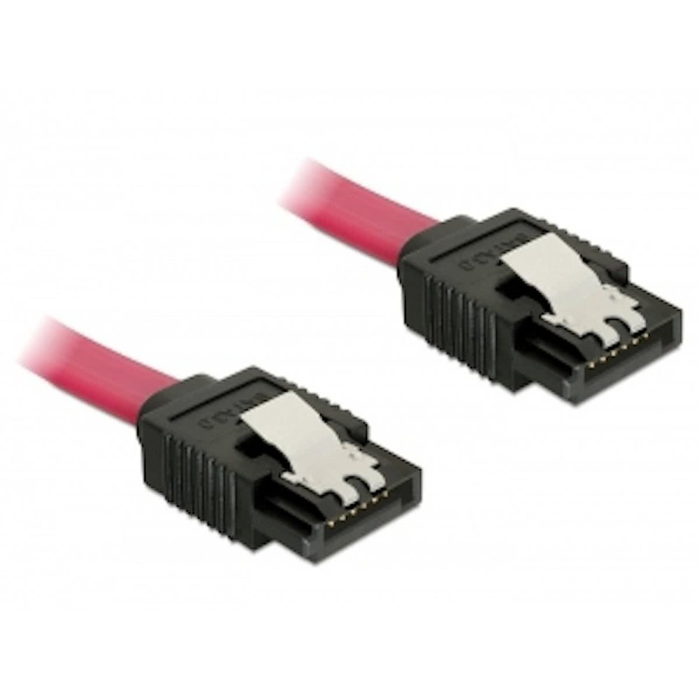 DeLOCK 82675 SATA-kabel 0,2 m Rood
