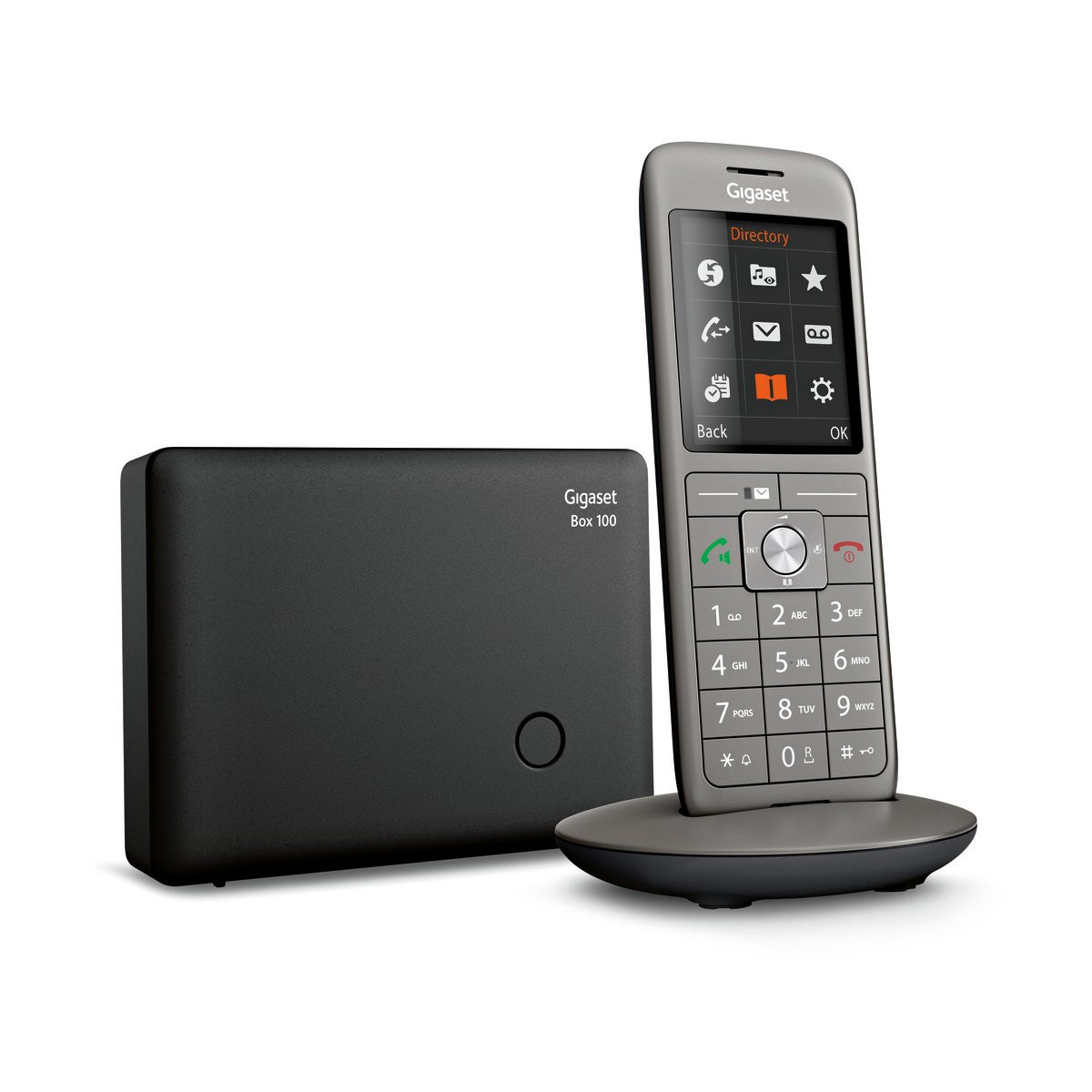 Gigaset CL660 Analoge-/DECT-telefoon Nummerherkenning Antraciet