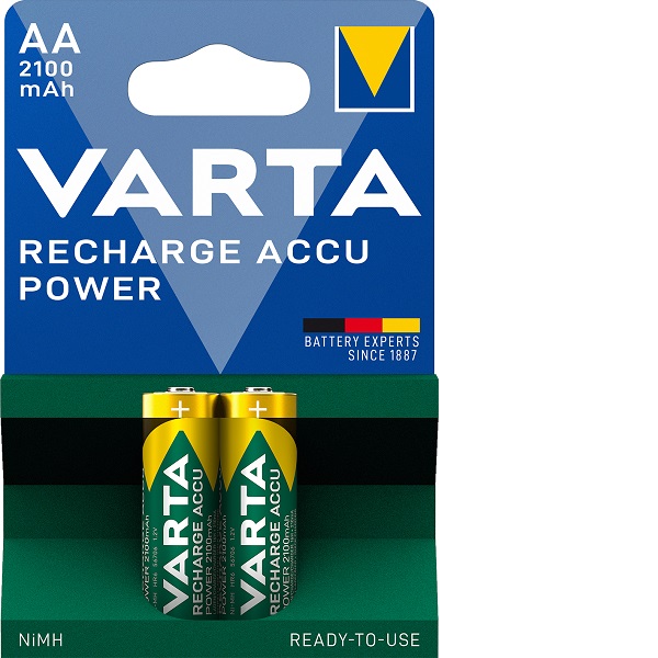 Varta Power Accu 56706 - Battery 2 x AA NiMH 2100 mAh