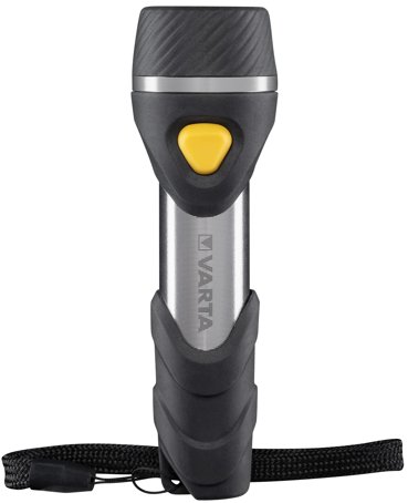 Varta Day Light Multi LED F10 Aluminium, Zwart Sleutelhanger-zaklamp