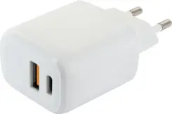 Schwaiger LAD260 512 oplader voor mobiele apparatuur Hoofdtelefoons, Smartphone, Tablet Wit AC Snel opladen Binnen