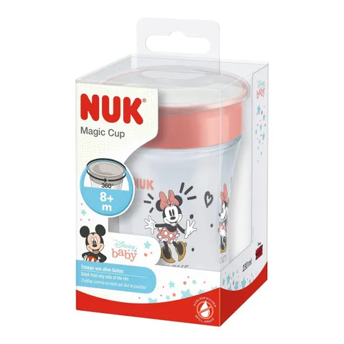 NUK Disney Mickey Mouse Magic Cup 230ml kopje Rood Verfrissende drankjes 1 stuk(s)