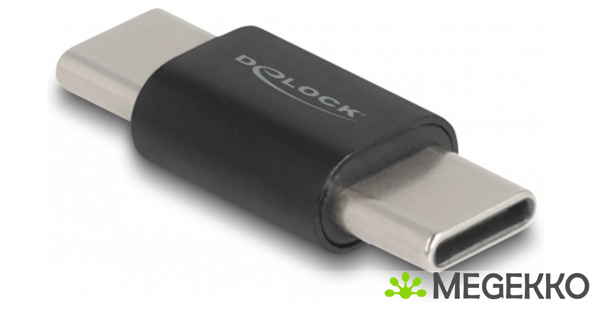 DeLOCK 60035 tussenstuk voor kabels USB 3.2 Gen 2 Zwart