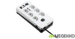 Eaton PB6TUD Overspanningsbeveiliging Zwart, Wit 6 AC-uitgang(en) 220 - 250 V 1,5 m