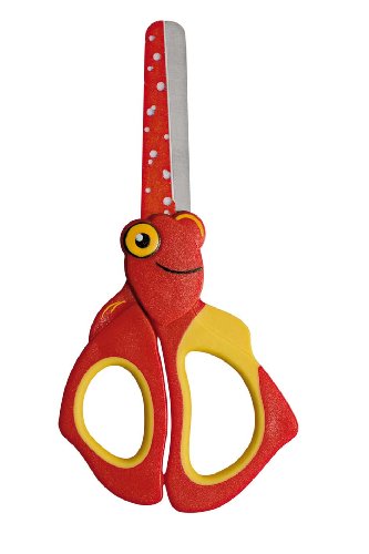 Wedo 73 6001 buro- & knutselschaar Universeel Rechte knip Rood, Geel