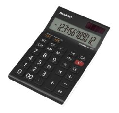 Sharp Tischrechner anzeigend EL-124 TWH Solar/ Battery