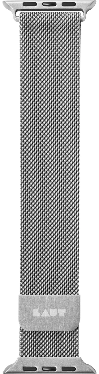 LAUT Steel Loop Band Zilver Roestvrijstaal