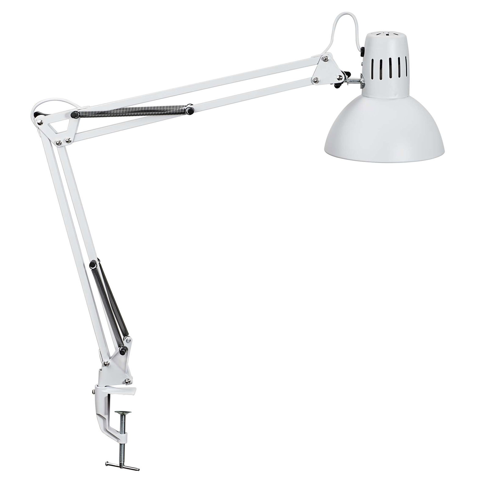 MAUL LED-Tischleuchte MAULstudy Klemme E27, wit