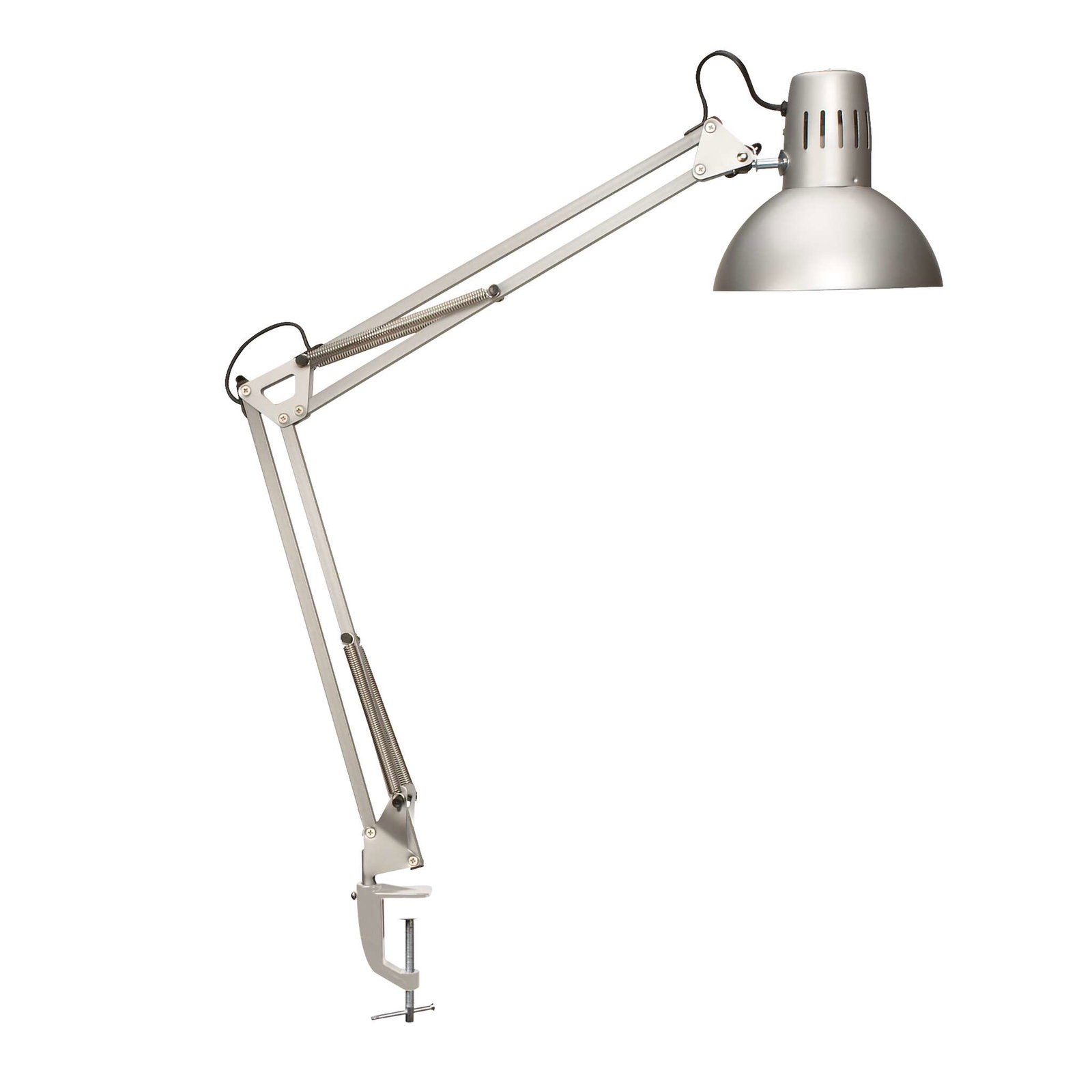 MAUL LED-Tischleuchte MAULstudy Klemme E27, zilver