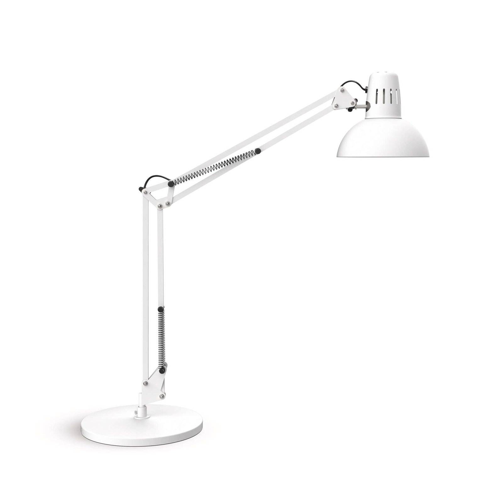 MAUL LED Tischleuchte MAULstudy met voet E27, wit