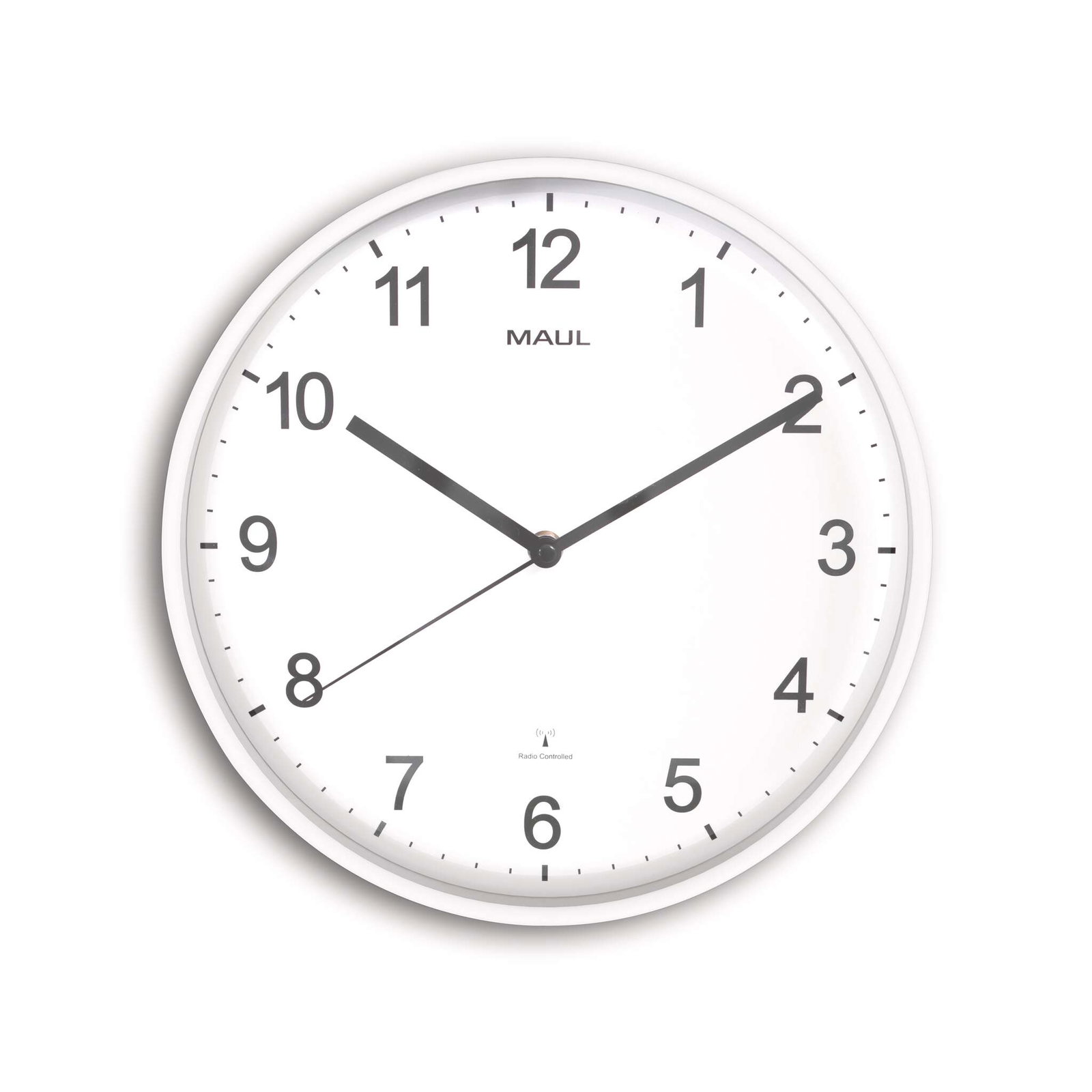 MAUL 9054602 wand- & tafelklok Radiogestuurde klok Rond Wit