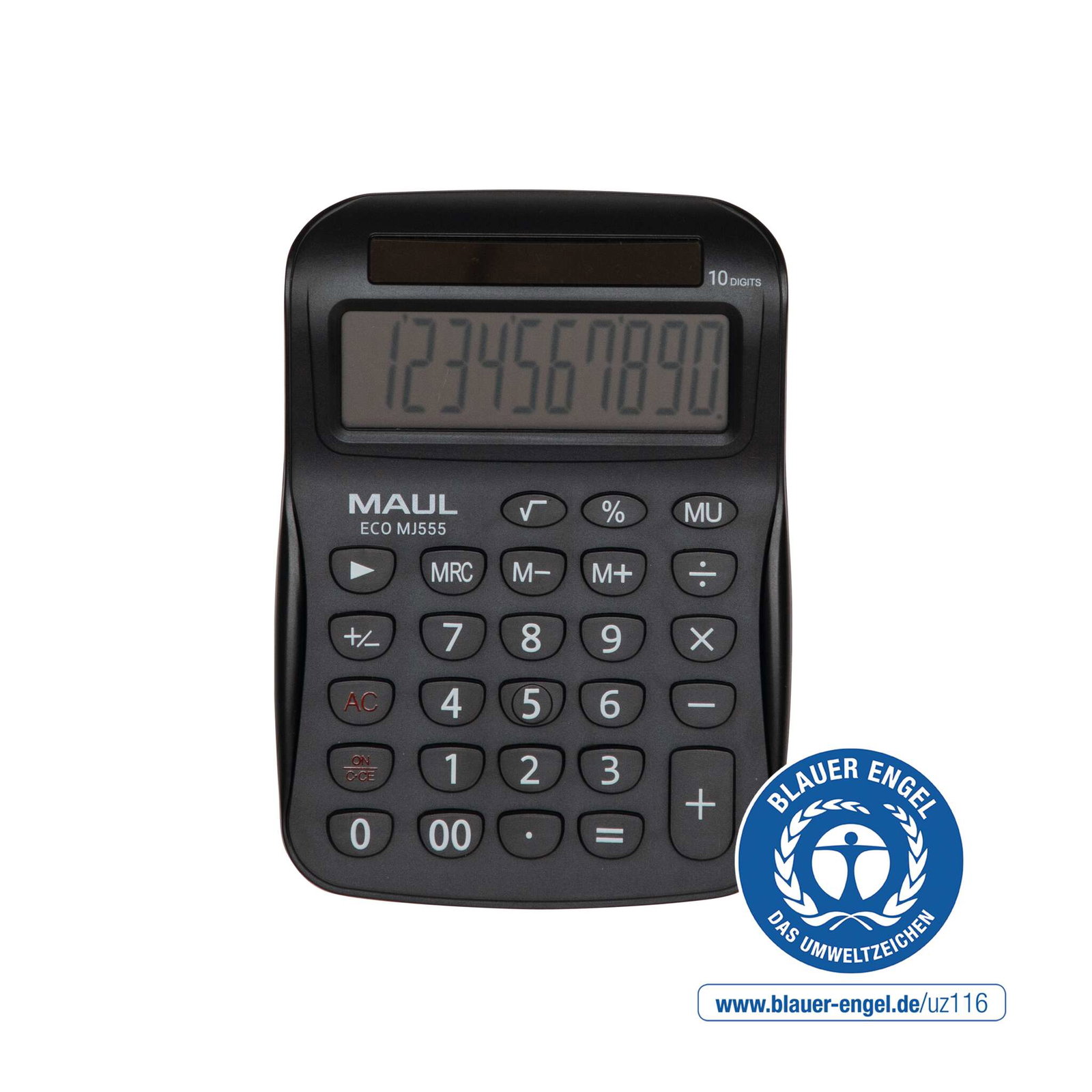 MAUL ECO MJ555 calculator Desktop Basisrekenmachine Zwart
