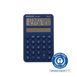 MAUL ECO MD1 calculator Pocket Basisrekenmachine Blauw